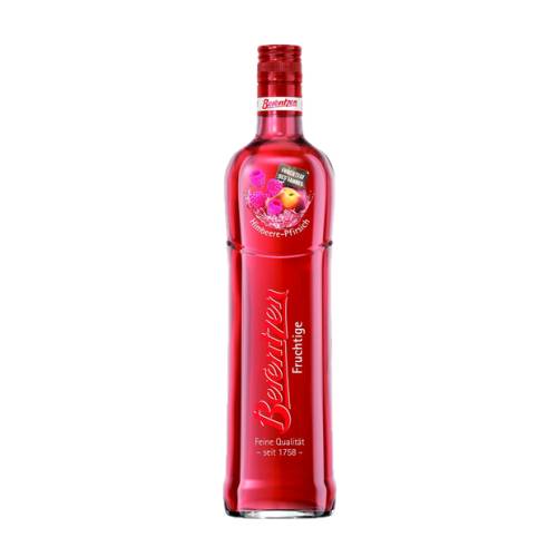 Raspberry Schnapps - Alcoholic beverage made with distilled raspberry spirit.