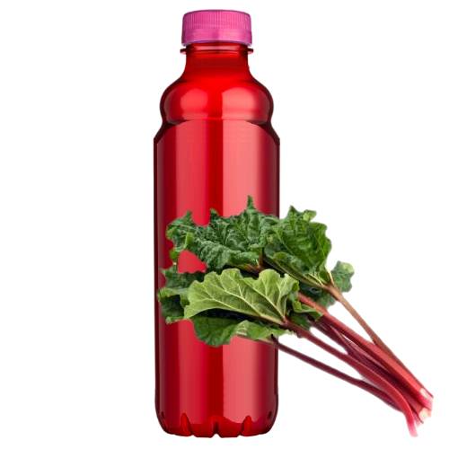 Rhubarb Juice - Juice made from Rhubarb.