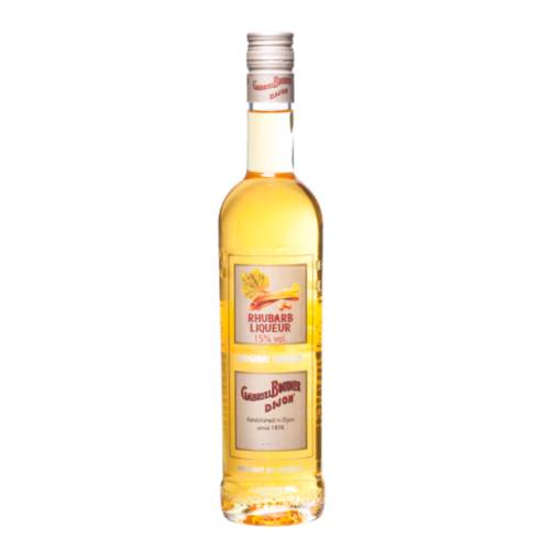 Gabriel Boudier rhubarb liqueur conveys all the taste and subtle aromas of fresh rhubarb.