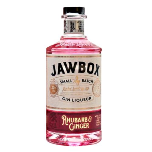 Rhubarb Liqueur Jawbox - Jawbox rhubarb liqueur juniper and citrus gin with tart and fruity rhubarb a kick of gingery spice and a touch of liqueur sweetness.