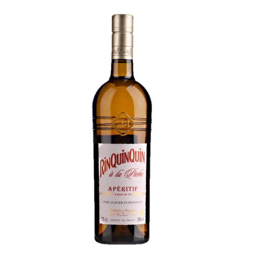 RinQuinQuin - RinQuinQuin made from a maceration of 3 varieties of peaches cardinale coronet and junegold as well as peach leaves harvested just before fall macerated in a blend of grape wine and alcohol.