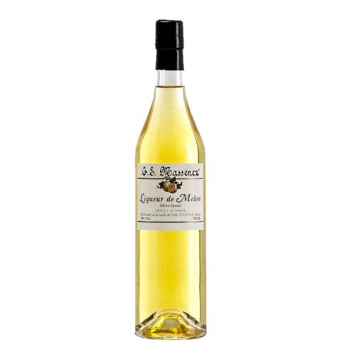 Massenez Liqueur de Melon Cantaloupe Rockmelon flavoured liqueur also called Cantalupe liqueur.