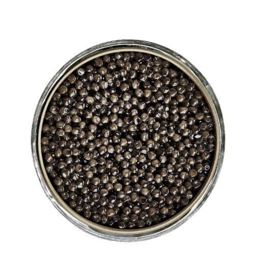 Roe Caviar Gray - Gray roe caviar also called silver caviar comes from paddlefish and sevruga sturgeon and beluga sturgeo.