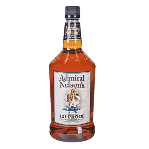 Admiral Nelson 101 proof rum is a high proof variety of the traditional Admiral Nelsons spiced rum that offers a bold robust and full flavored taste experience.