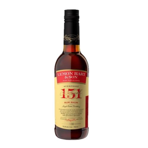 Lemon Hart and Son 151 proof rum with deep caramel and demerara sugar.