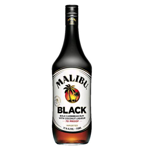 Rum Black Malibu - Malibu black rum combines the smooth coconut flavor that you love with higher proof and less sweetness for a bolder taste of the Caribbean.