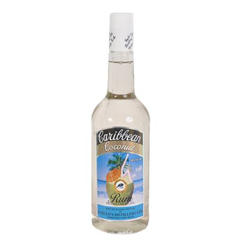 Rum Coconut Caribbean - Caribbean coconut rum is a beverage distilled alcoholic and made from sugarcane and coconut flavour.