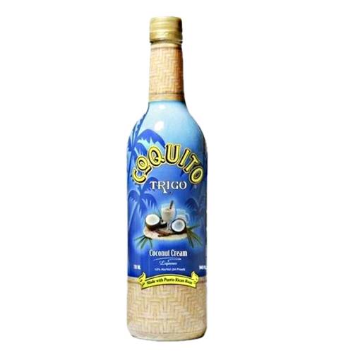 Coquito Trigo cream coconutrum is made out of coconut cream based one year old rum coconut milk sweet condensed milk vanilla cinnamon nutmeg and cloves.