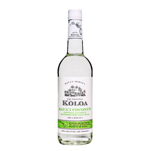 Rum Coconut Koloa - Koloa Rum Company Kauai coconut rum distilled and bottled on the island of Kaua i and this sophiscated and robust coconut flavored rum is the perfect blend of all natural coconut and pristine agricole style rum.