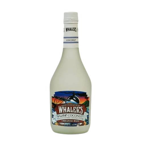 Rum Coconut Whalers - Whalers Coconut Rum is distilled alcoholic and made from sugarcane and coconut flavour.