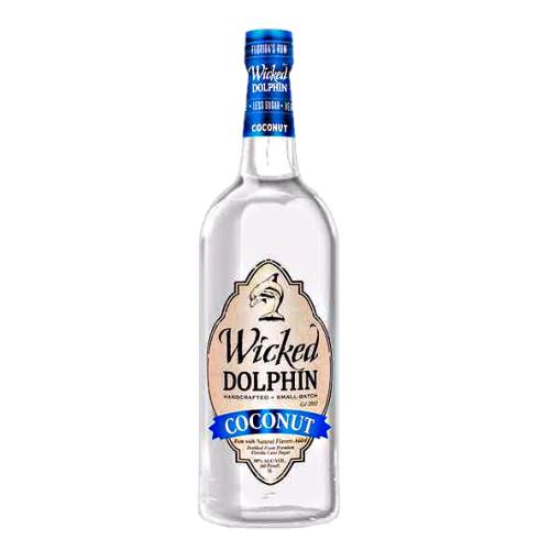 Rum Coconut Wicked Dolphin - Wicked Dolphin Rum Coconut with coconut water this coconut rum is naturally made with less sugar than national brands.