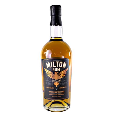 Rum Dark Milton - Milton dark rum matured with heavy charred oak staves from ex barrels provides a distinct smokiness that encapsulates the distinction of aged rums.