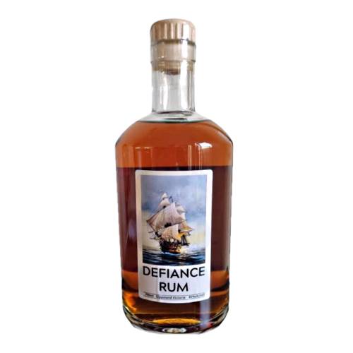 Rum Defiance - Defiance rum is barrel aged then rested in oak puncheon barrels for at least 2 years with sweet and woody.