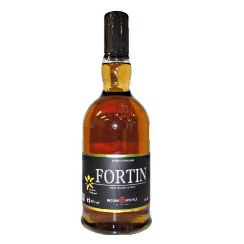Rum Fortin - Fortin Rum is made sugarcane honey after fermented is distilled in column stills and then aged in casks for eight years with a slightly marked elegant with vanilla and butter scotch and sweet and rich then it grows on the palate with more spice.