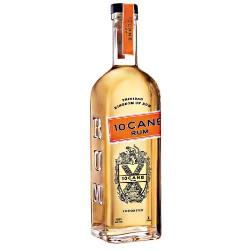 Rum Gold Amber 10 Cane - 10 Cane Gold Rum is a rich gold color and easy to drink rum.