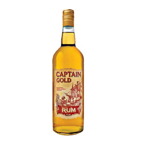 Rum Gold Amber Captain - Captain Gold rumis a light gold with warm hints of caramel and vanilla and smooth and mellow with a warm nicely balanced finish.