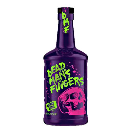 Dead Mans Fingers Hemp Rum infused with earthy notes of natural Hemp with a hint of cola hops freshly percolated coffee and a dash of pine.