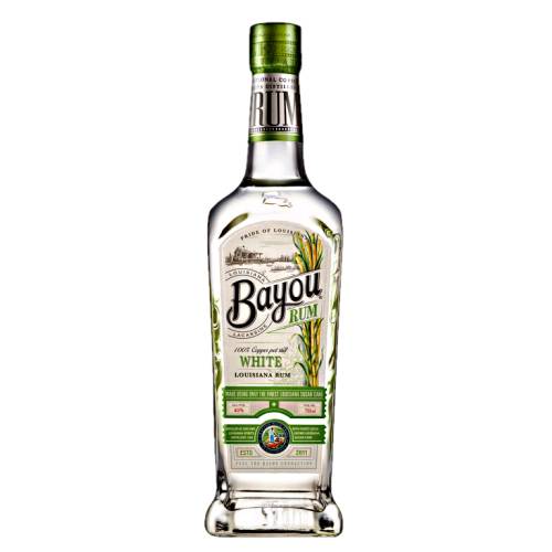 Bayou white rum with vibrant taste and aroma for a multi layered flavor experience.