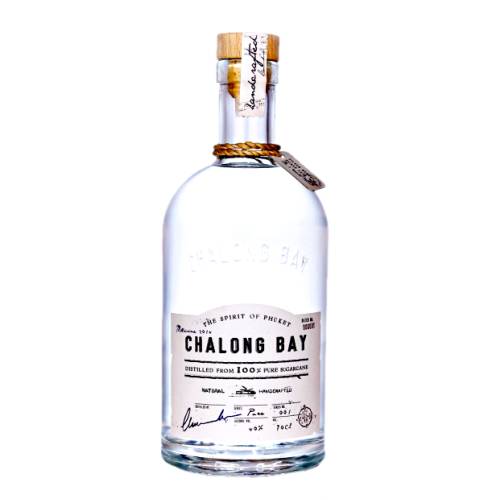 Chalong Bay Pure Rum is distilled from pure first press sugarcane and distilled with traditional methods.