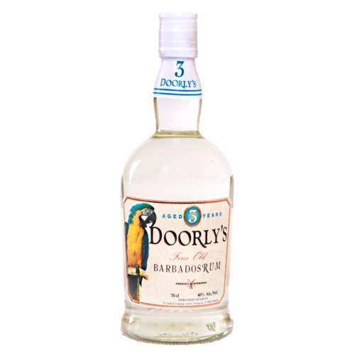 Rum Light White Doorlys - Doorlys Rum Light White made by Foursquare Distillery in Barbadoswith soft toffee and fruit on the nose.