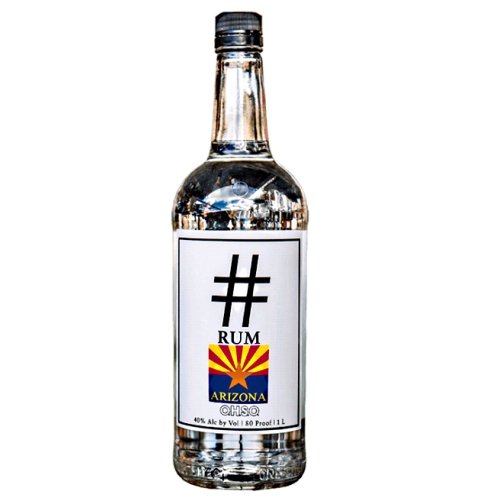 Rum Light White Hashtag - Hashtag white rum is a sweet refreshing spirit with a slight bite and clear in color.