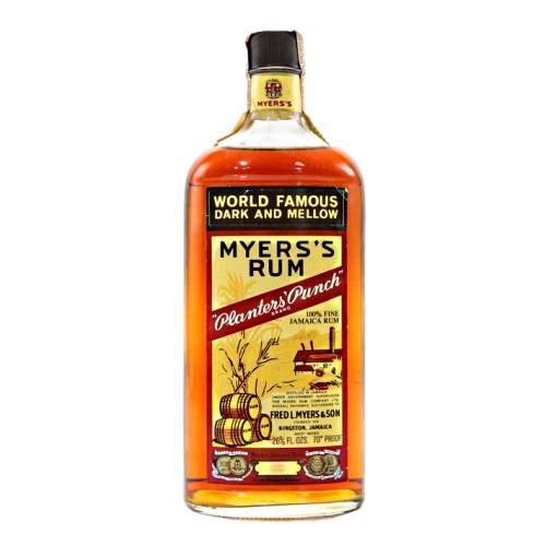 Rum Myers - Myers Rum is a molasses blend of nine rums all originating from Jamaica in the Caribbean and is distilled by National Rums of Jamaica at their Long Pond and Monymusk plants.