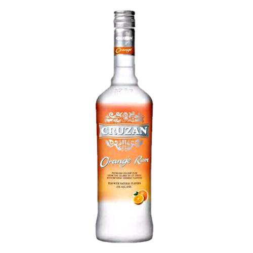 Rum Orange Cruzan - Cruzan orange rum made by Cruzan Rum Distillery and clear in color with a rich orange flavour.