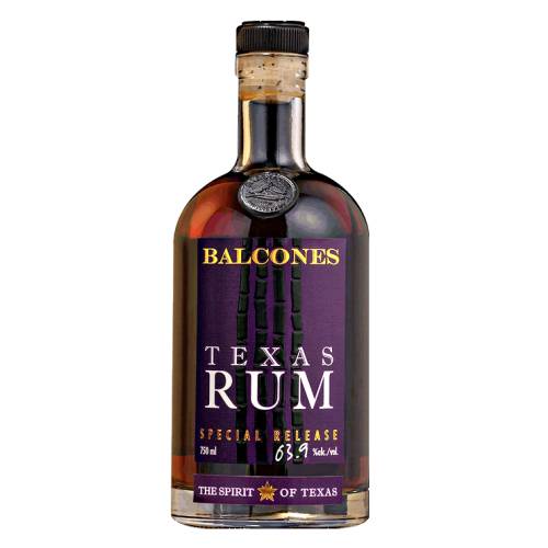Rum Overproof Balcones - Balcones rum is made from a collection of the finest molasses and double distillation in hand built copper pot stills with rich deep fruit flavors with viscous and warm notes of vanilla and caramel.