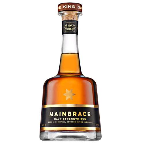 Rum Overproof Mainbrace - Mainbrace Overproof Rum also called a Navy Strength Rum with a sweet woody aromas that eventually subside to dried fruits and caramel.