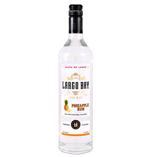 Largo Bay pineapple rum is a sweet smooth pineapple flavored white rum made with pineapple and tropical flavors.