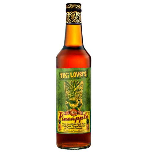 Rum Pineapple Tiki Lovers - Tiki Lovers pineapple rum made from pineapples in high proof sugar cane spirit and has an intensely tropical character.