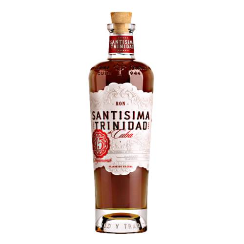 Santisima Trinidad 15 Year Old Cuban Rum in appearance with aged Santisima 15 Year Old has woody notes toasty nuances and dehydrated fruit aromas.