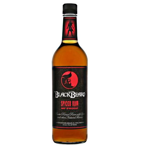 Blackbeard spiced rum is made on the island of Saint Martin Sint Maarten and a full boy spiced rum.