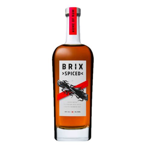 Rum Spiced Brix - Brix rum spiced a delicate blend of our Sydney crafted Brix White and 5 yr old Caribbean Gold rum infused with Grapefruit Semi mango cinnamon vanilla and native Australian spices.