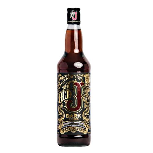 Old J spiced rum with salted caramel and with tempestuous flavour and a splash of vanilla made from caribbean rums aged for 3 years alongside the original and unique spices and persian lime.