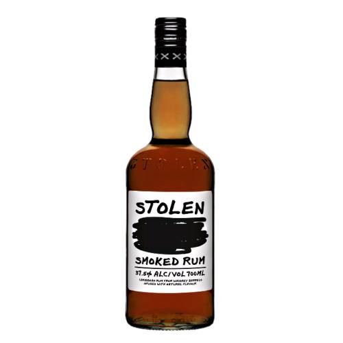 Rum Stolen - Stolen smoked rum distillation and ageing process for this rum takes place in the caribbean where it matures in oak barrels for a minimum of two years before it is carefully blended by hand.