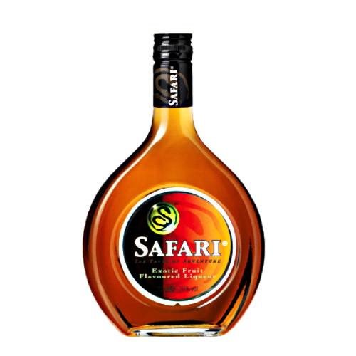 Safari - Safari is as you might have guessed a liqueur flavoured with exotic fruits including the likes of papaya mango lemon lime and passionfruit.