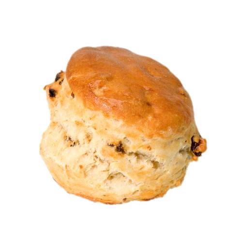 Scone Fruit - Scone made with dehydrated fruit.