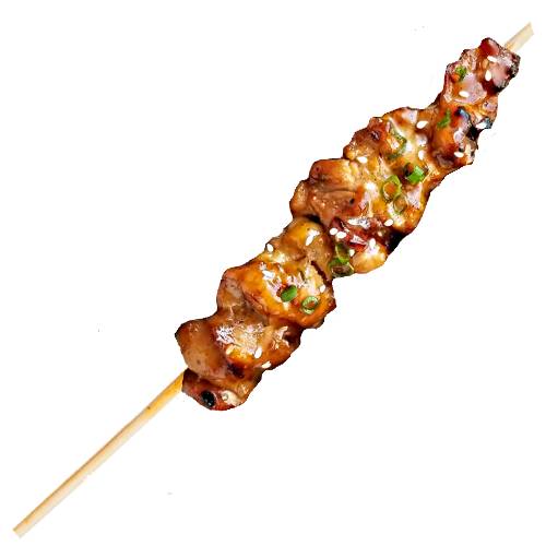 Duck Skewer is a stick with duck meat grilled or fried and can be coated with types of sauces.