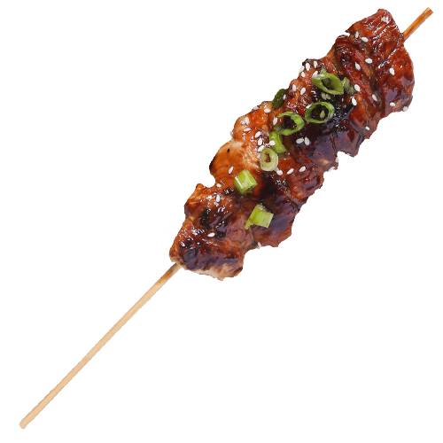 Goat Skewer is goat meat maranated then pushed on a stick then cooked well over a smokey BBQ fire.