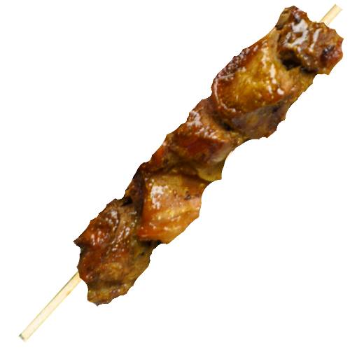 Lamb Skewer is made by place marinated lamb onto a stick then grilled on a BBQ until gold end brown then lightly salted.