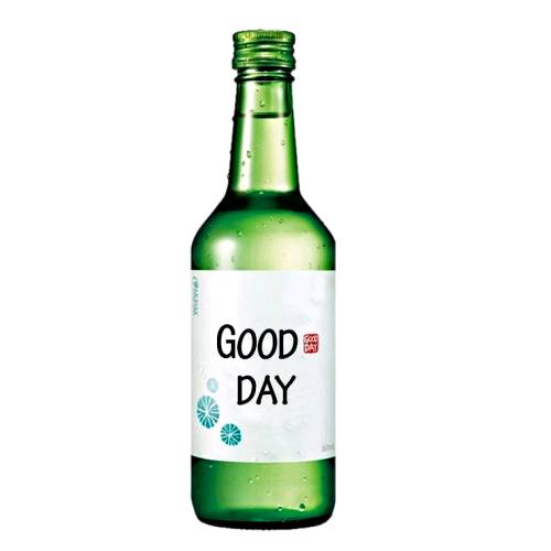Soju Good Day - Good Day Soju Rice Spirit known as Korean spirit it has a very smooth taste.