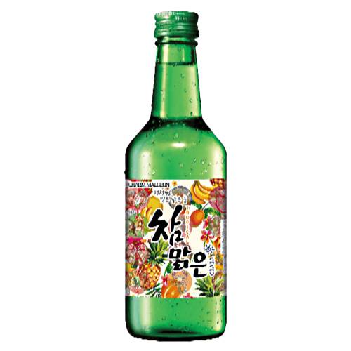Vivid Tropical Soju has a balance sweetness and tart taste of pineapple mango orange and other tropical fruits.