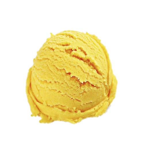 Passion Fruit Sorbet flavourd ice made by churning untill frozen smooth in texture and no seeds.