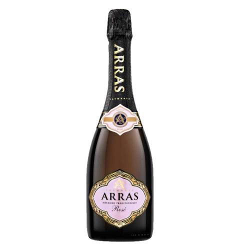 Sparkling Wine Rose - Rose Sparkling Wine with a light pink color.