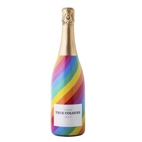 Sparkling Wine True Colours Cava - True Colours Cava Sparkling Wine White is made by using the traditional method. It comes from the region of Penedes with grapes selected from the varieties Macabeo Xarel lo and Parellada and a touch of Chardonnay.
