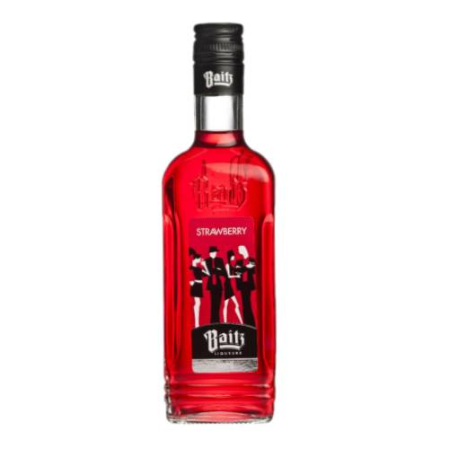 Baitz Strawberry Liqueur is a delicious liqueur exhibiting strong aromas and flavours of rich ripe strawberries. Vibrant red in colour strawberry liqueur provides an excellent base and flavour for popular fruit and tropical cocktails.