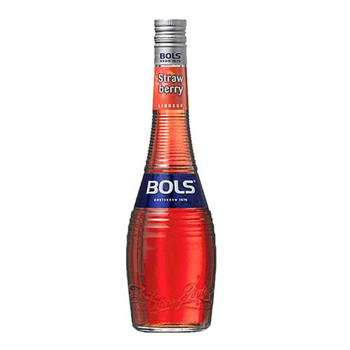 Bols Strawberry Liqueur is a rich striking red liqueur expressing a powerful but not over sweet strawberry flavor edged with a slight citrus tang.