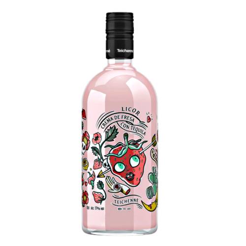 Teichenne Strawberry Cream Liqueur with a hint of authentic mexican tequila.