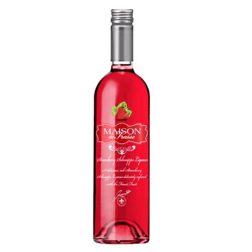 Maison Strawberry Liqueur has a fresh strawberry flavours combine for a delicate liqueur.